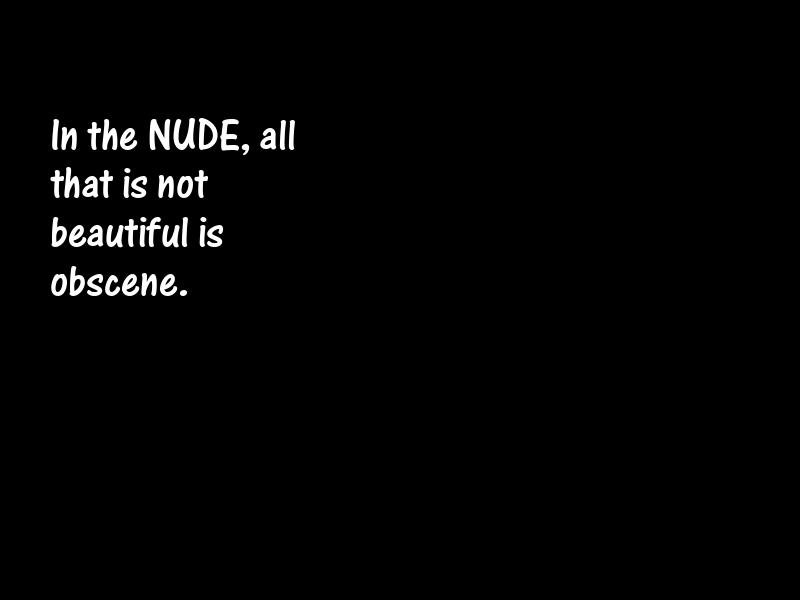 Nudity Motivational Quotes