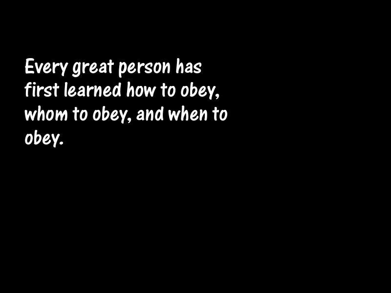 Obedience Motivational Quotes