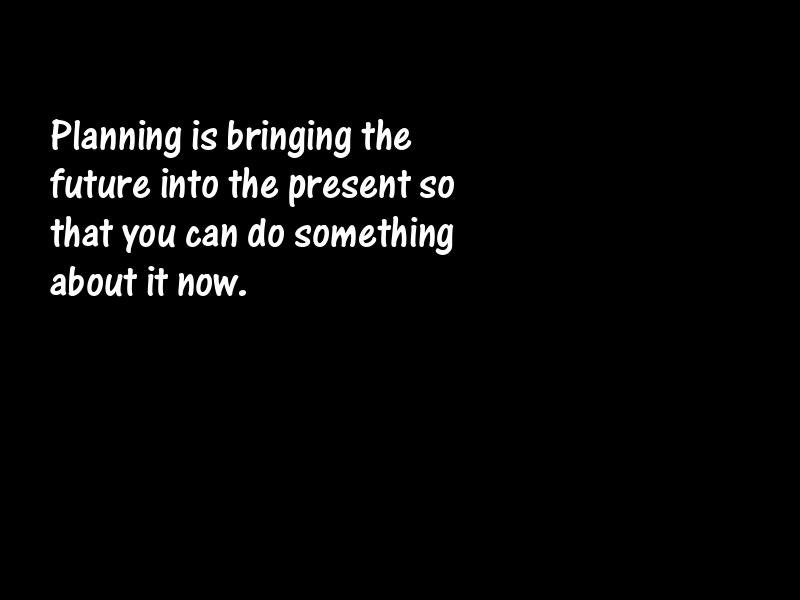 Planning Motivational Quotes