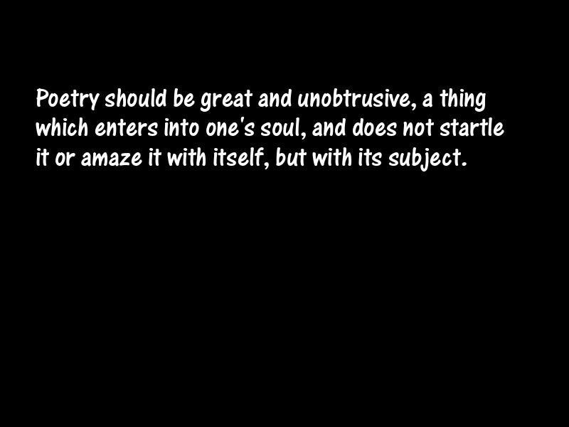 Poetry and poets Motivational Quotes