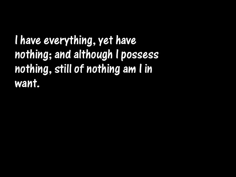 Possessions Motivational Quotes