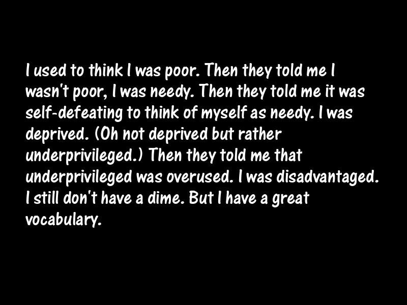 Poverty and the poor Motivational Quotes