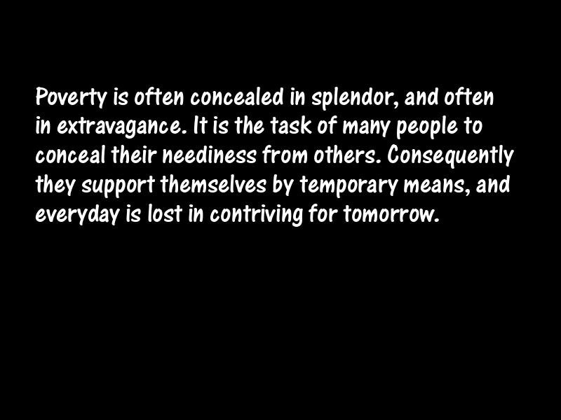 Poverty and the poor Motivational Quotes