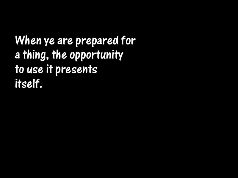 Preparation Motivational Quotes