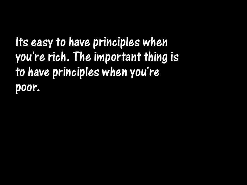 Principles Motivational Quotes