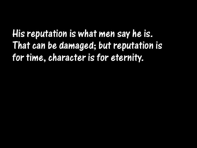 Reputation Motivational Quotes