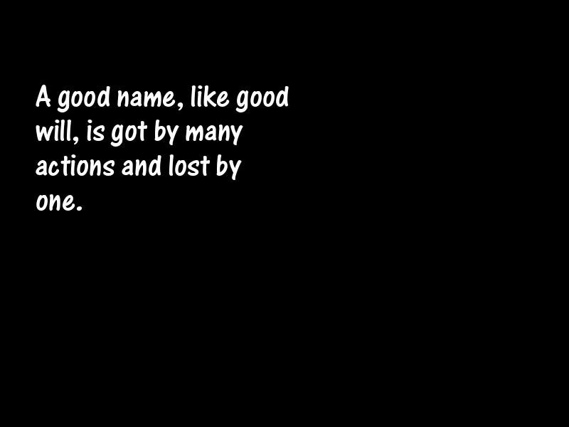 Reputation Motivational Quotes