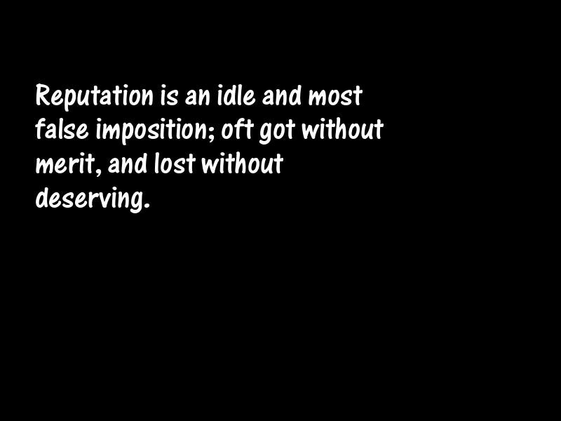Reputation Motivational Quotes