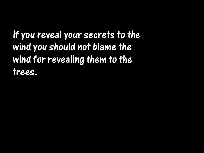 Secrets Motivational Quotes