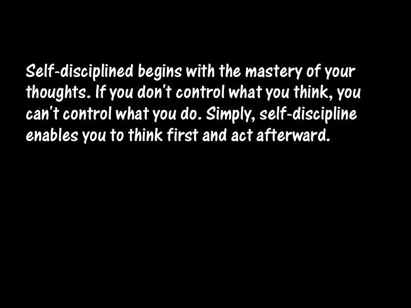 Self-control Motivational Quotes