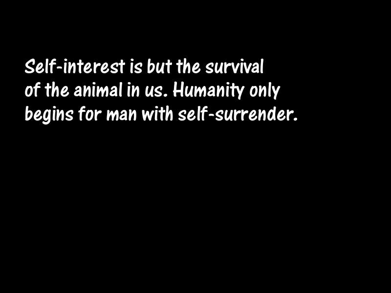 Self-interest Motivational Quotes