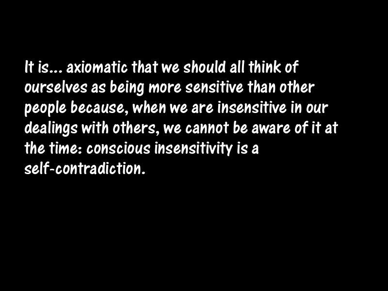 Sensitivity Motivational Quotes