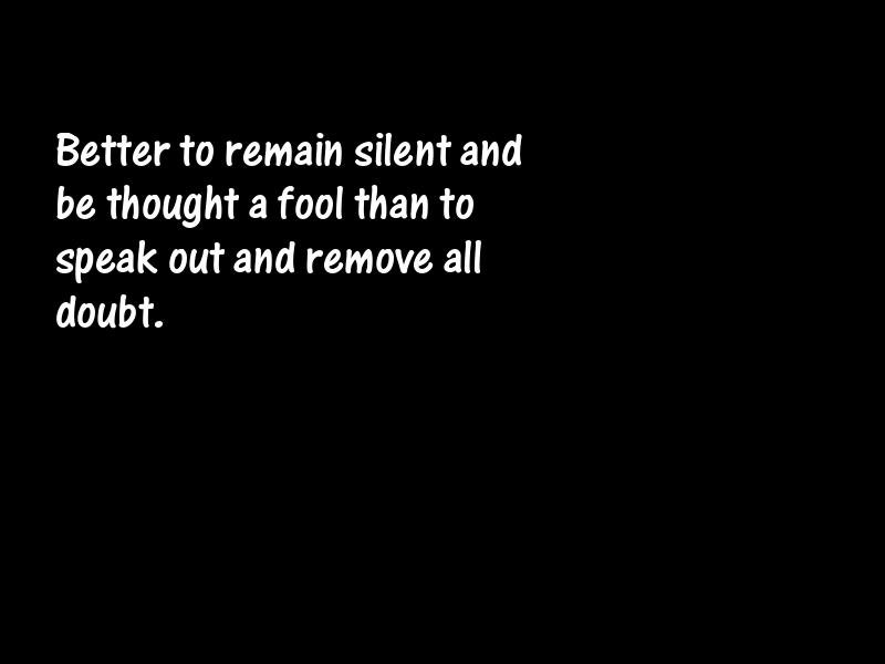 Silence Motivational Quotes