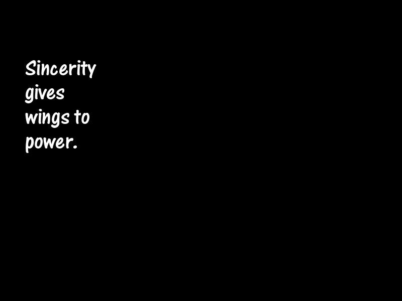 Sincerity Motivational Quotes