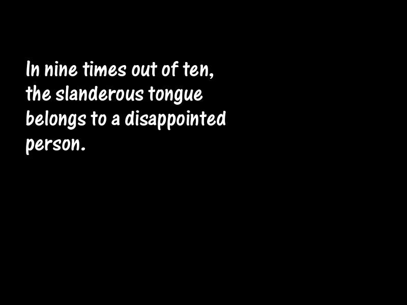 Slander Motivational Quotes