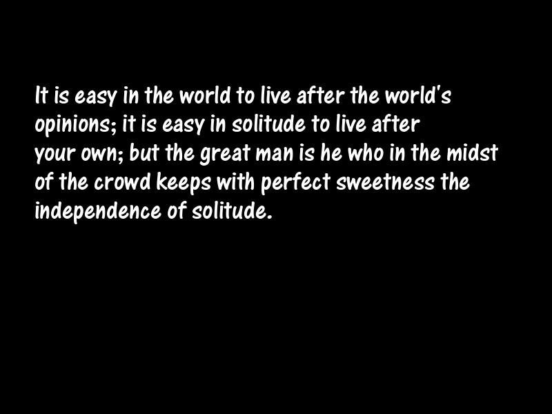 Solitude Motivational Quotes
