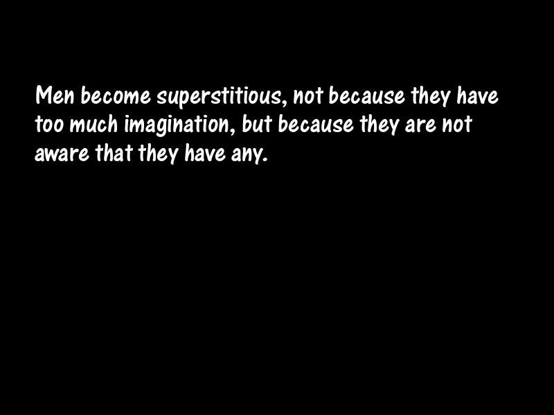 Superstition Motivational Quotes