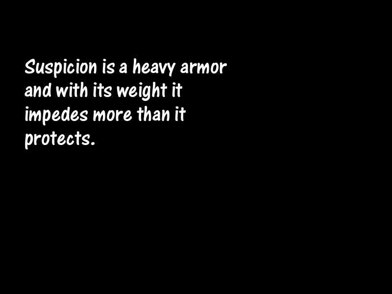 Suspicion Motivational Quotes