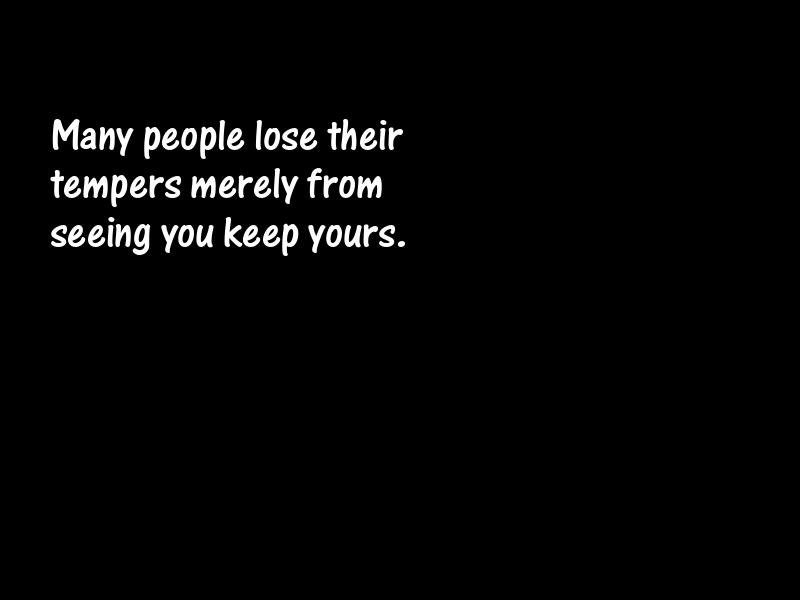 Temper Motivational Quotes