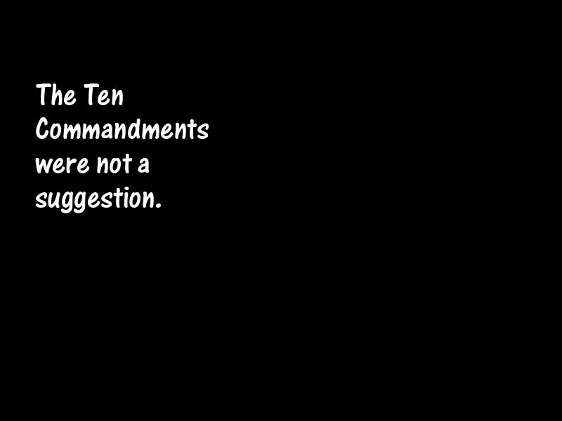 Ten commandments Motivational Quotes
