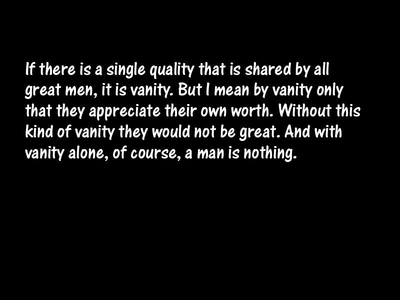 Vanity Motivational Quotes