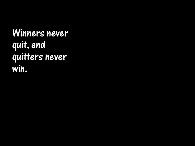 Winners and winning Motivational Quotes